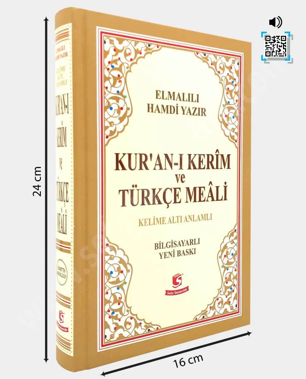 Orta Boy Sesli Kuran-i Kerim ve Türkçe Kelime Meali Elmalılı Hamdi Yazır